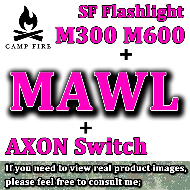 MAWL - C1+ Metal Solid Surefir M300 M600 Flashlight AXON Dual Control Tail Switch With Storage Box Suit Toy Lamp Model
MAWL - C1+ Metal Solid Surefir M300 M600 Flashlight AXON Dual Control Tail Switch With Storage Box Suit Toy Lamp Model