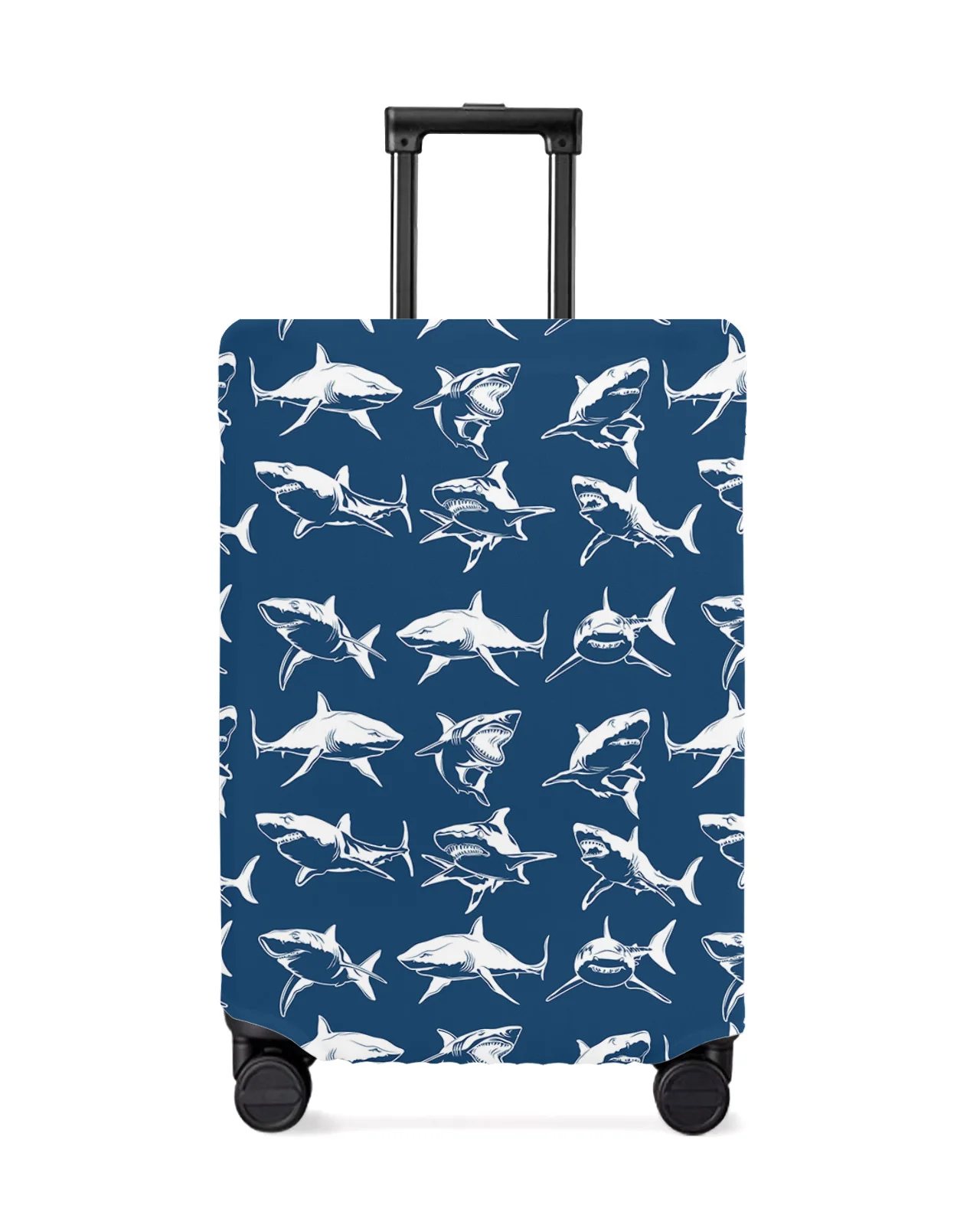 Shark Texture Silhouette Blue White Travel Luggage Protective Cover Travel Accessories Suitcase Elastic Dust Case Protect Sleeve
Shark Texture Silhouette Blue White Travel Luggage Protective Cover Travel Accessories Suitcase Elastic Dust Case Protect Sleeve