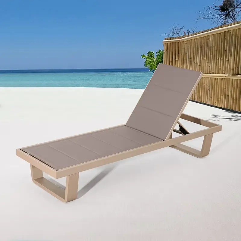 Luxury New Garden Exterior Aluminum Sunbed Chairs Furniture Outdoor Pool Teslin Chaise Lounge Sun Loungers
Luxury New Garden Exterior Aluminum Sunbed Chairs Furniture Outdoor Pool Teslin Chaise Lounge Sun Loungers