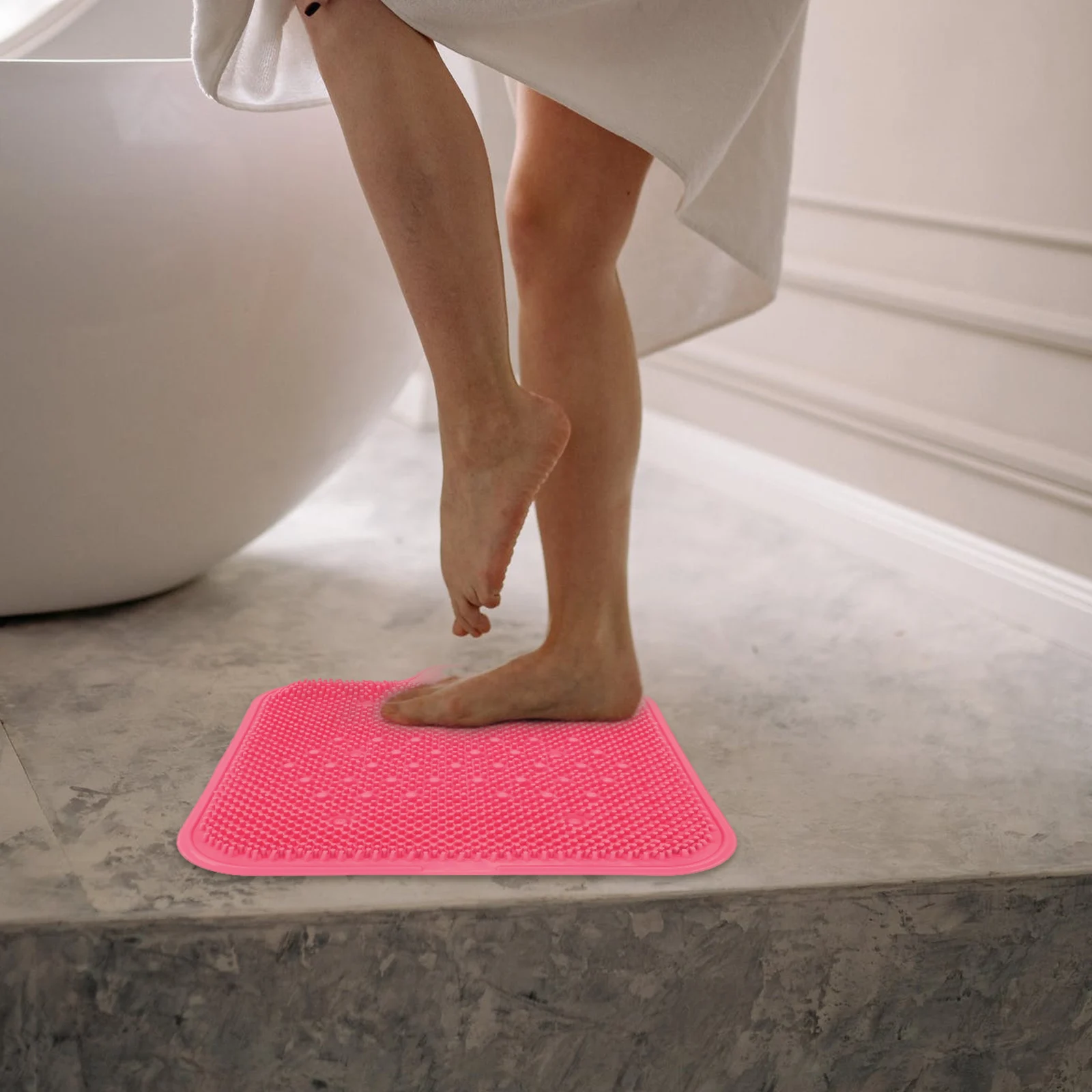 Portable Massager Non-Slip Pvc Bath Mat Practical Massage Pad Foot Scrubber Cleaning Tool Shower Foot Pad For Home Family Use
Portable Massager Non-Slip Pvc Bath Mat Practical Massage Pad Foot Scrubber Cleaning Tool Shower Foot Pad For Home Family Use