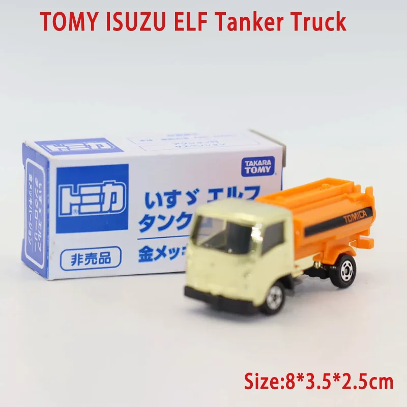 Модель грузовика-цистерны TOMY ISUZU ELF длиной 8 см, из сплава и пластика, классическая коллекционная модель, сувенир, украшение для демонстрации, подарок для мальчика
Модель грузовика-цистерны TOMY ISUZU ELF длиной 8 см, из сплава и пластика, классическая коллекционная модель, сувенир, украшение для демонстрации, подарок для мальчика
