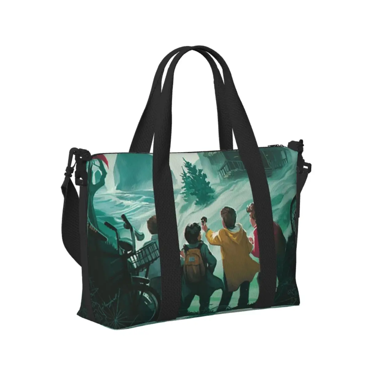 Custom Goonies Never Say Die! Distressed Design Beach Travel Bag Tote Bags for Gym Sport Women Shopping Duffle Shoulder Bag
Custom Goonies Never Say Die! Distressed Design Beach Travel Bag Tote Bags for Gym Sport Women Shopping Duffle Shoulder Bag
