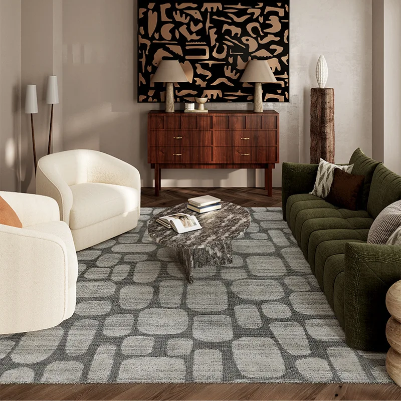 Original glue-free wool living room carpet Italian modern Nordic light luxury villa designer medieval geometry
Original glue-free wool living room carpet Italian modern Nordic light luxury villa designer medieval geometry