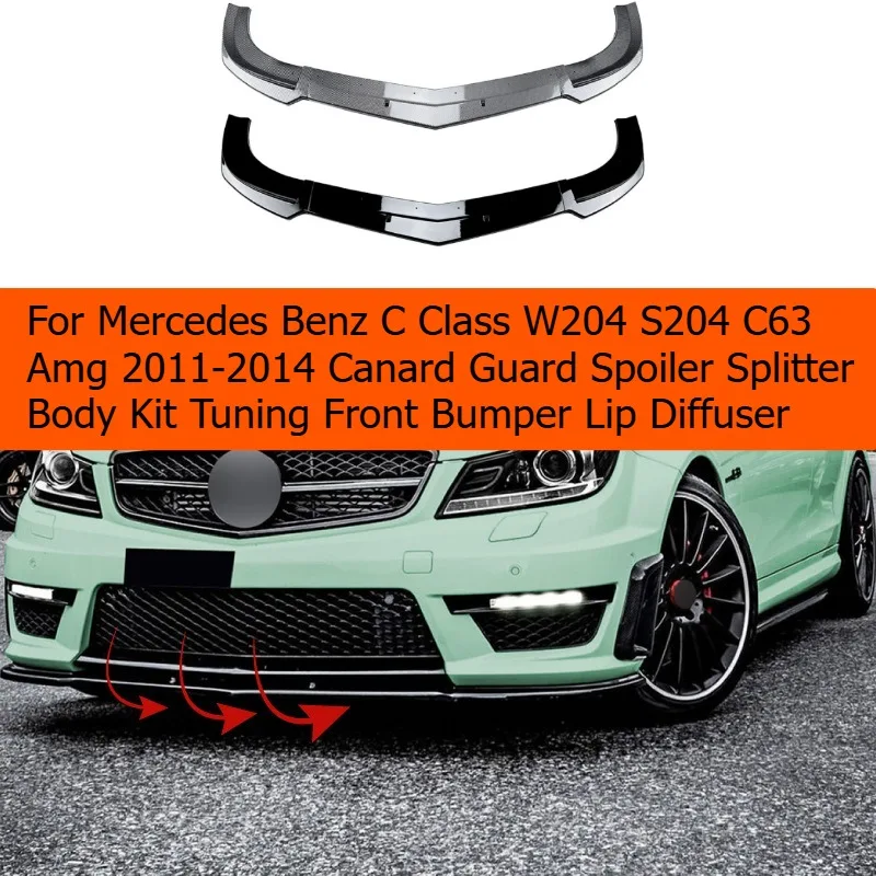 For Mercedes Benz C Class W204 S204 C63 Amg 2011-2014 Canard Guard Spoiler Splitter Body Kit Tuning Front Bumper Lip Diffuser
For Mercedes Benz C Class W204 S204 C63 Amg 2011-2014 Canard Guard Spoiler Splitter Body Kit Tuning Front Bumper Lip Diffuser