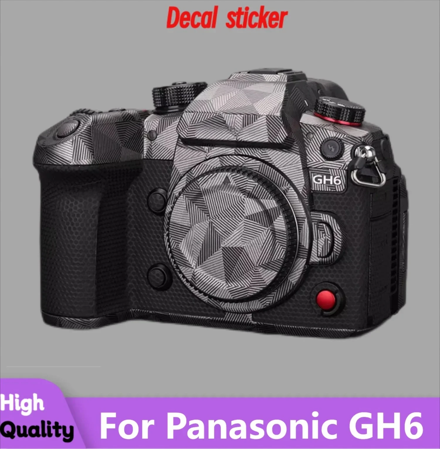 For Panasonic GH6 Camera Sticker Protective Skin Decal Vinyl Wrap Film Anti-Scratch Protector Coat DC-GH6
For Panasonic GH6 Camera Sticker Protective Skin Decal Vinyl Wrap Film Anti-Scratch Protector Coat DC-GH6