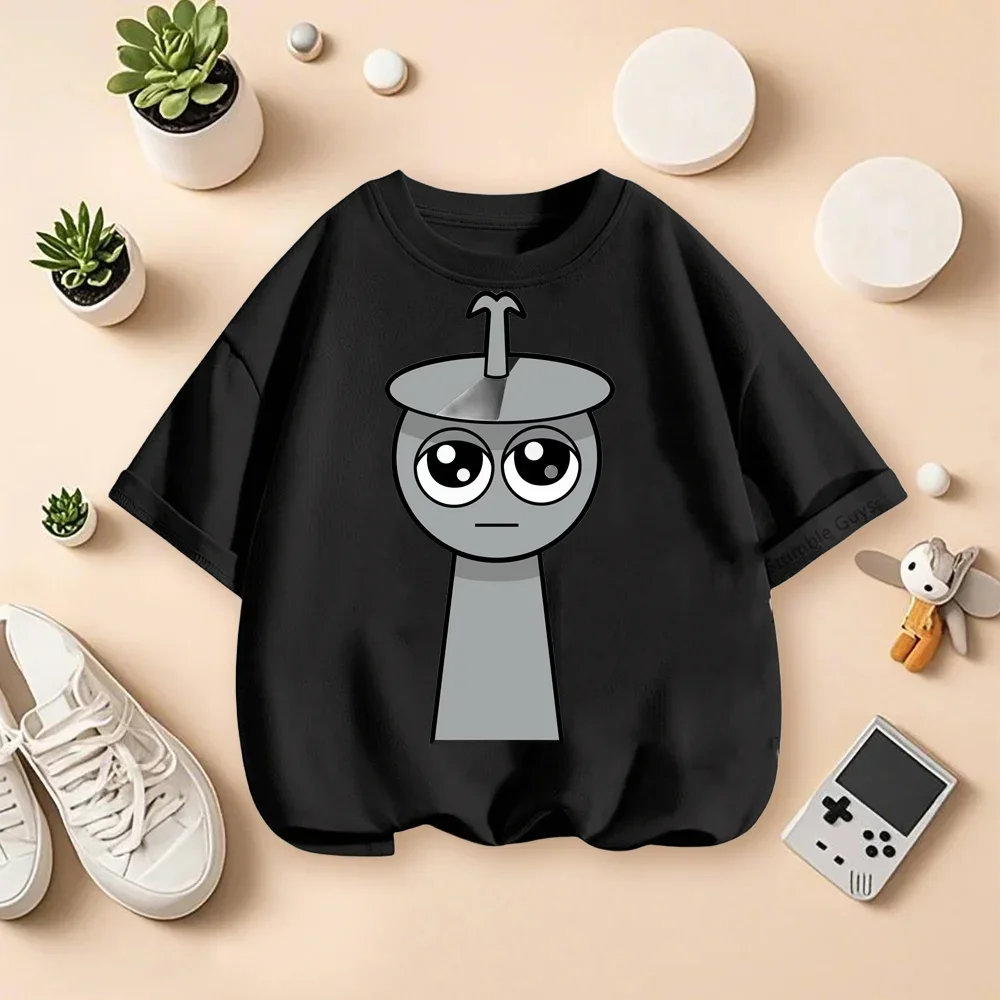 Новая детская футболка с героями мультфильмов, футболка Sprunki, детская футболка с графическим принтом ужасов, модная универсальная одежда для мальчиков и девочек
Новая детская футболка с героями мультфильмов, футболка Sprunki, детская футболка с графическим принтом ужасов, модная универсальная одежда для мальчиков и девочек