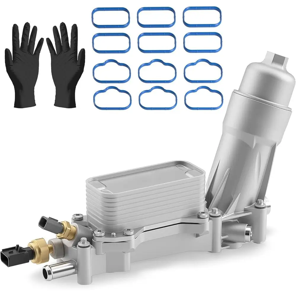 Upgraded Engine Oil Filter Housing with Oil Cooler for 200-300, Journey Caravan Durango Avenger, ProMaster 3.6L
Upgraded Engine Oil Filter Housing with Oil Cooler for 200-300, Journey Caravan Durango Avenger, ProMaster 3.6L