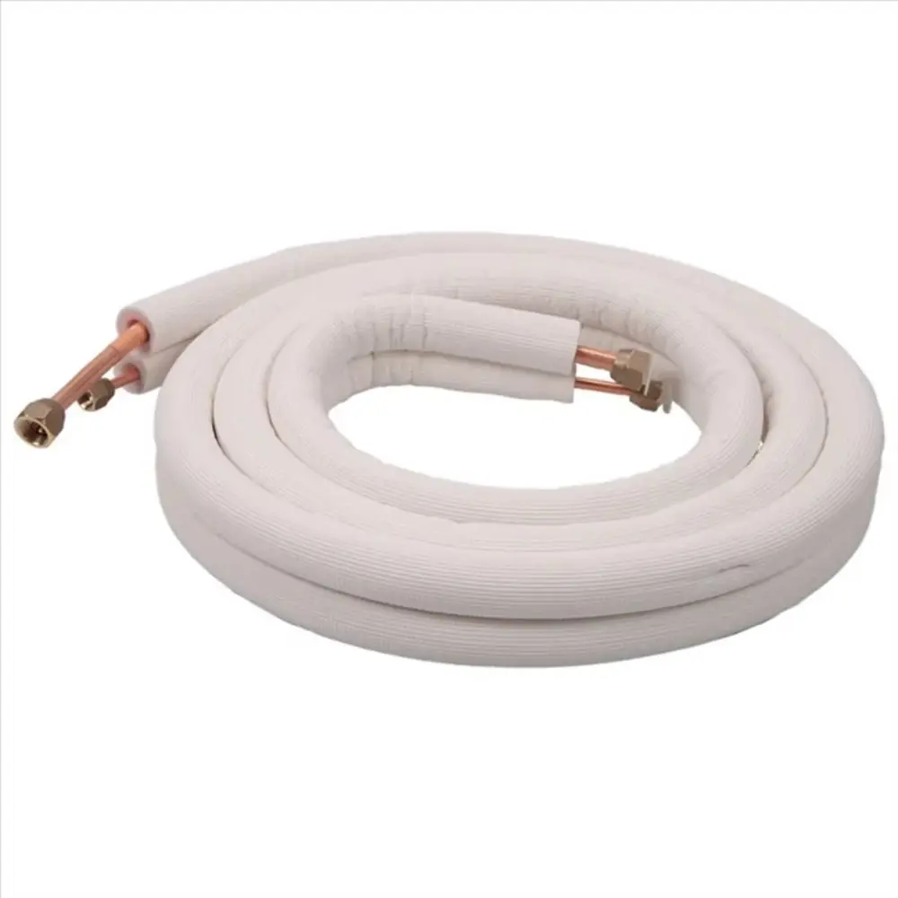 3/4 Meter Air Conditioner Pair Coil Tube 1/4In 3/8In Insulated Aluminum Wire Set Air Conditioner Parts Refrigerant Tube 
3/4 Meter Air Conditioner Pair Coil Tube 1/4In 3/8In Insulated Aluminum Wire Set Air Conditioner Parts Refrigerant Tube