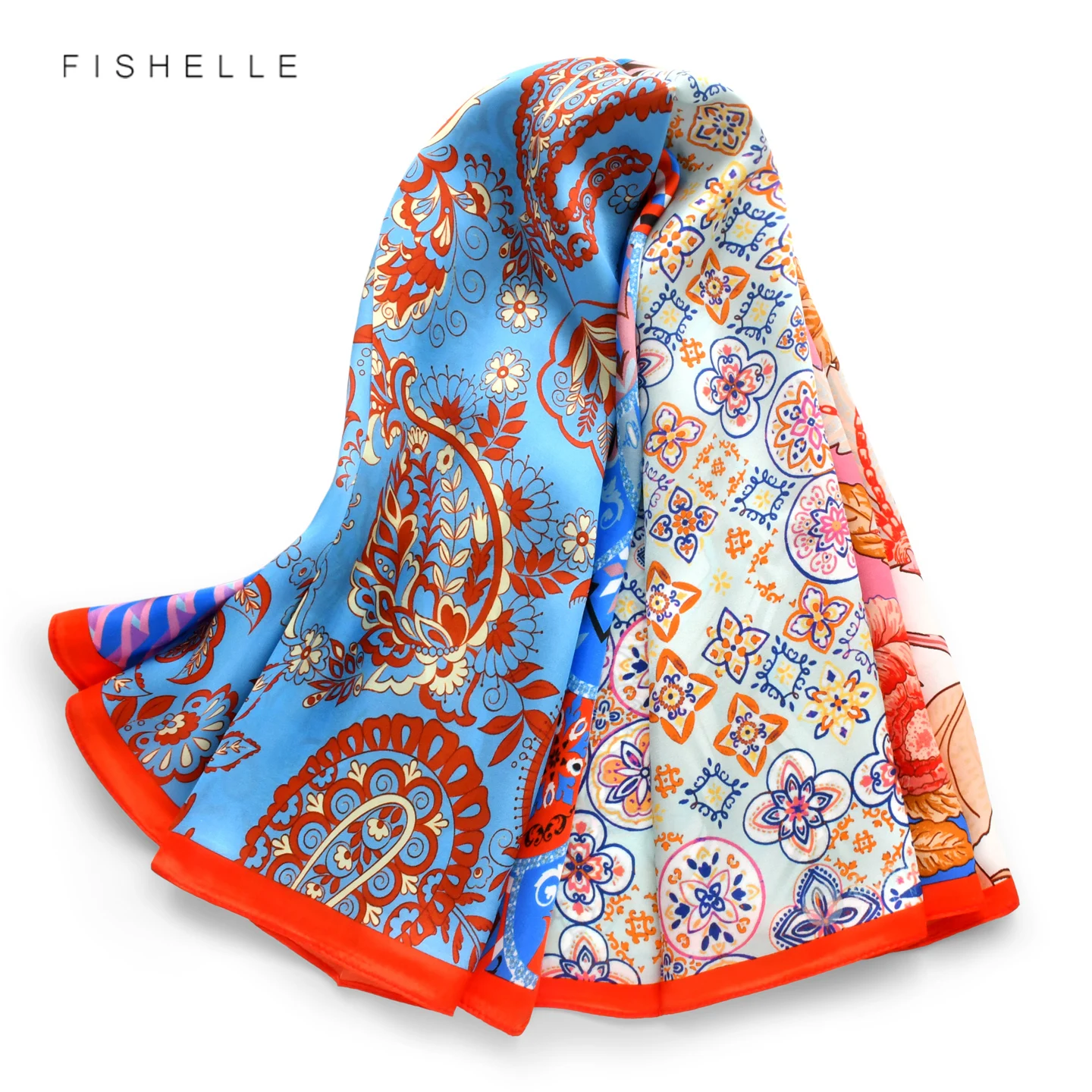 Elegant Print 100% Real Silk Scarf Women 90*90cm Shawl Wrap Satin Bandana Hijab Square Neckerchief Headscarf Luxury Gift
Elegant Print 100% Real Silk Scarf Women 90*90cm Shawl Wrap Satin Bandana Hijab Square Neckerchief Headscarf Luxury Gift