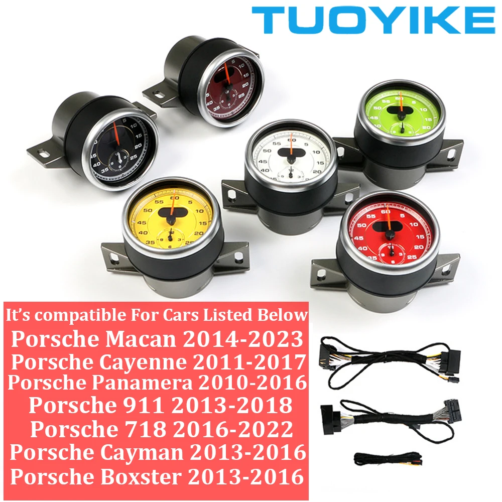 Console Dashboard Stopwatch Center Clock Compass Time Meter For Porsche Old Type Macan Cayenne Panamera 911 Boxster Cayman 718
Console Dashboard Stopwatch Center Clock Compass Time Meter For Porsche Old Type Macan Cayenne Panamera 911 Boxster Cayman 718