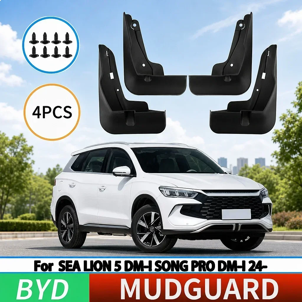 Suitable for BYD Song Pro Sea Lion 5 DM-i 2024 Front Rear Mudguards Splash Guards
Suitable for BYD Song Pro Sea Lion 5 DM-i 2024 Front Rear Mudguards Splash Guards