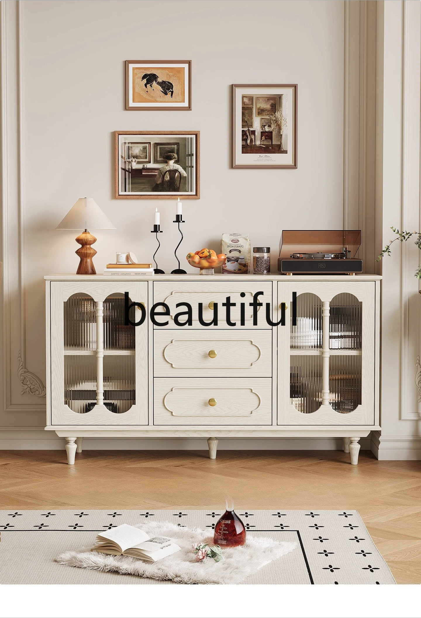 Meal side, household restaurant integrated locker against the wall, small apartment, all solid wood tea cabinet
Meal side, household restaurant integrated locker against the wall, small apartment, all solid wood tea cabinet