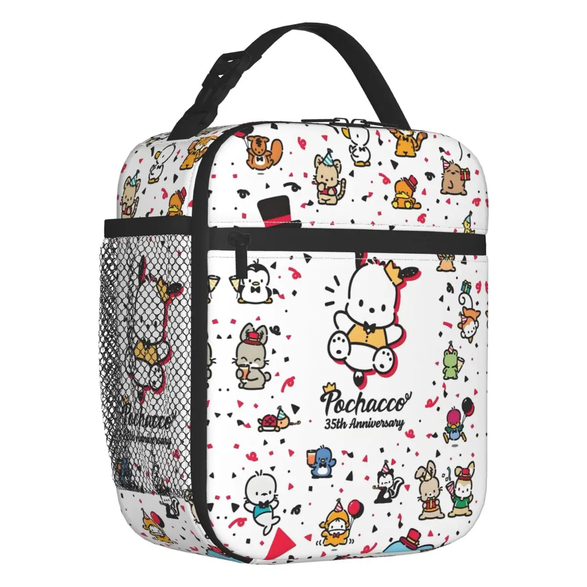Custom Fashion Pochacco Insulated Lunch Tote Bag Women Kawaii Anime Resuable Thermal Cooler Food Lunch Box Work School Travel
Custom Fashion Pochacco Insulated Lunch Tote Bag Women Kawaii Anime Resuable Thermal Cooler Food Lunch Box Work School Travel