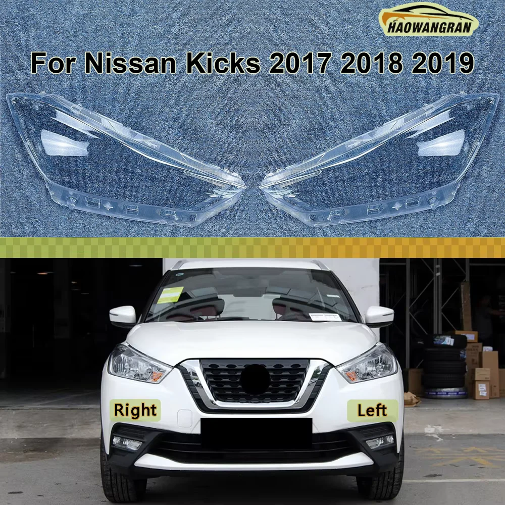 For Nissan 2017--2019 Kicks Front Headlight Cover Transparent Mask Headlamp Lamp Shell Replace Original Lampshade Plexiglass
For Nissan 2017--2019 Kicks Front Headlight Cover Transparent Mask Headlamp Lamp Shell Replace Original Lampshade Plexiglass