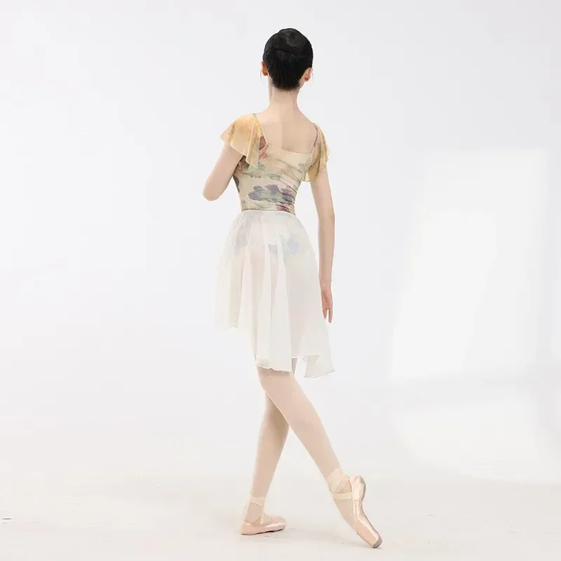Ballet Leotard Oil Painting For Women Lotus Leaf Sleeve Ballerina Bodysuit Adult Dancewear Ballet Dance Coverall Gymnastics
Ballet Leotard Oil Painting For Women Lotus Leaf Sleeve Ballerina Bodysuit Adult Dancewear Ballet Dance Coverall Gymnastics