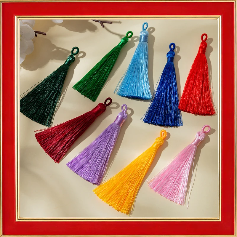 10pcs/Pack Silk Tassel Pendant Party Home Curtain Decor Craft Tassels Fringe DIY Earrings Jewelry Bookmark Making Accessories
10pcs/Pack Silk Tassel Pendant Party Home Curtain Decor Craft Tassels Fringe DIY Earrings Jewelry Bookmark Making Accessories