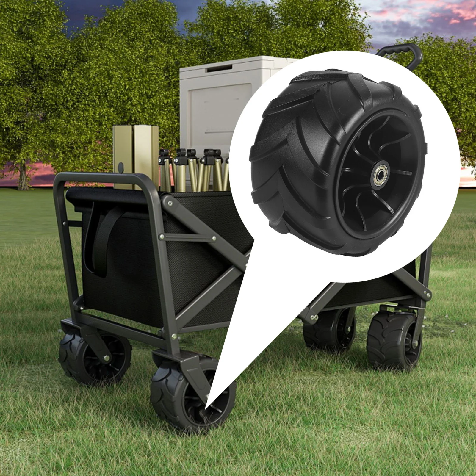 1pc Folding Wagon Cart Wheel 3 Patterns Double Bearing Hot Sale Replacement Parts 360° Rotatable For Camping Hiking Cart Wheel
1pc Folding Wagon Cart Wheel 3 Patterns Double Bearing Hot Sale Replacement Parts 360° Rotatable For Camping Hiking Cart Wheel