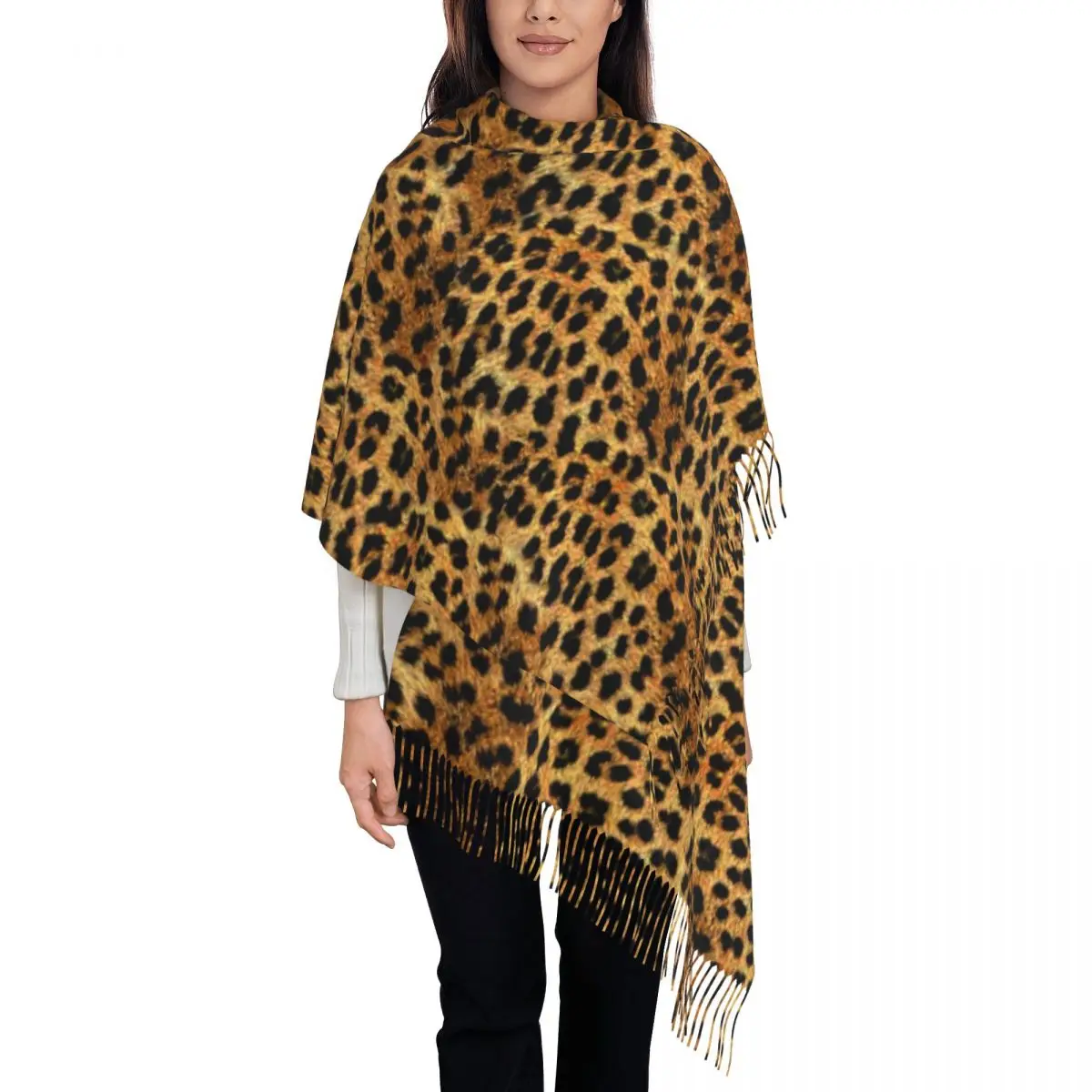 Customized Printed Leopard Pattern Texture Scarf Men Women Winter Warm Scarves Cheetah Camouflage Shawls Wraps
Customized Printed Leopard Pattern Texture Scarf Men Women Winter Warm Scarves Cheetah Camouflage Shawls Wraps