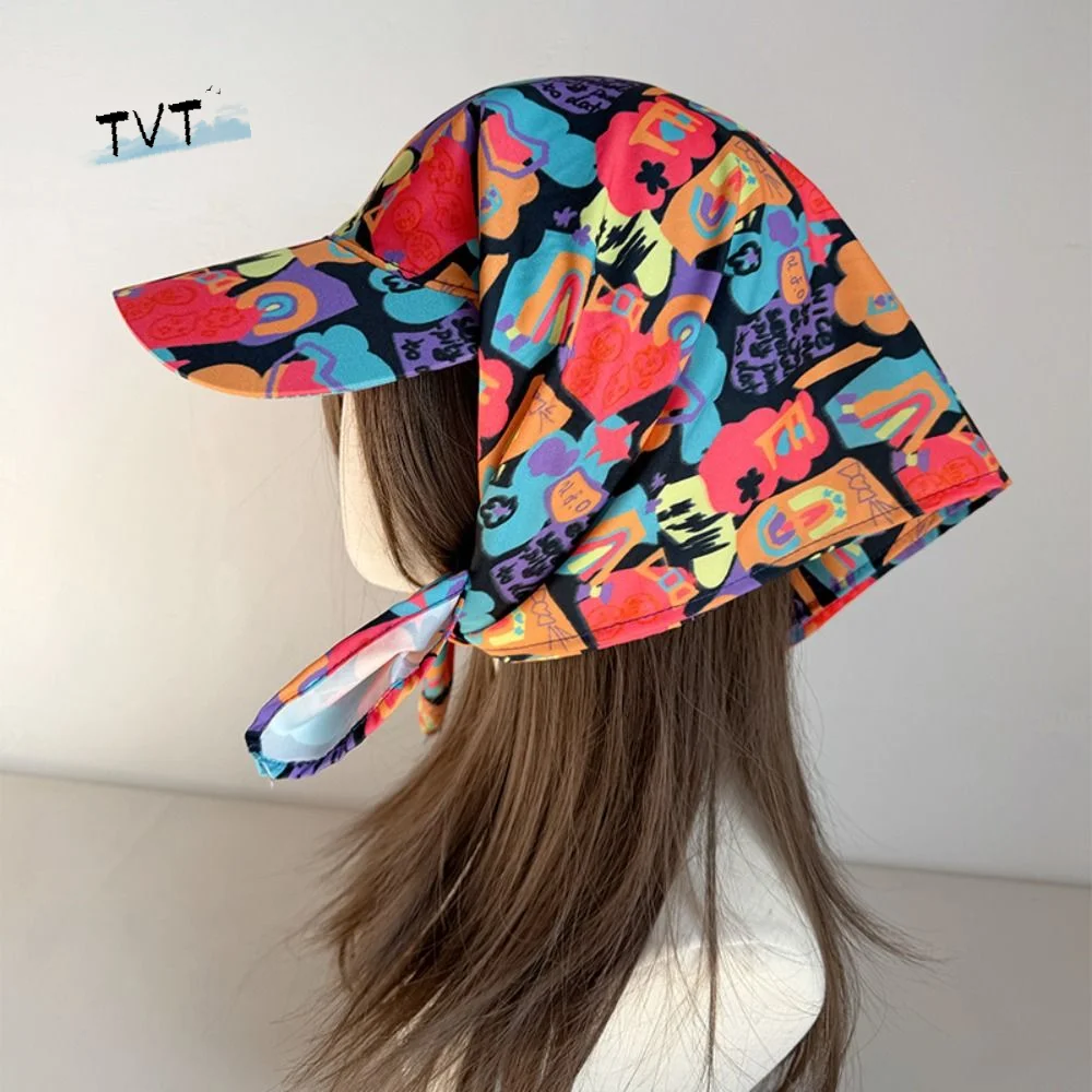 Lightweight Korean Style Headscarf Baseball Hat Paintings Printed Strappy Scarf Hat Retro Sunscreen Scarf Baseball Cap Spring
Lightweight Korean Style Headscarf Baseball Hat Paintings Printed Strappy Scarf Hat Retro Sunscreen Scarf Baseball Cap Spring