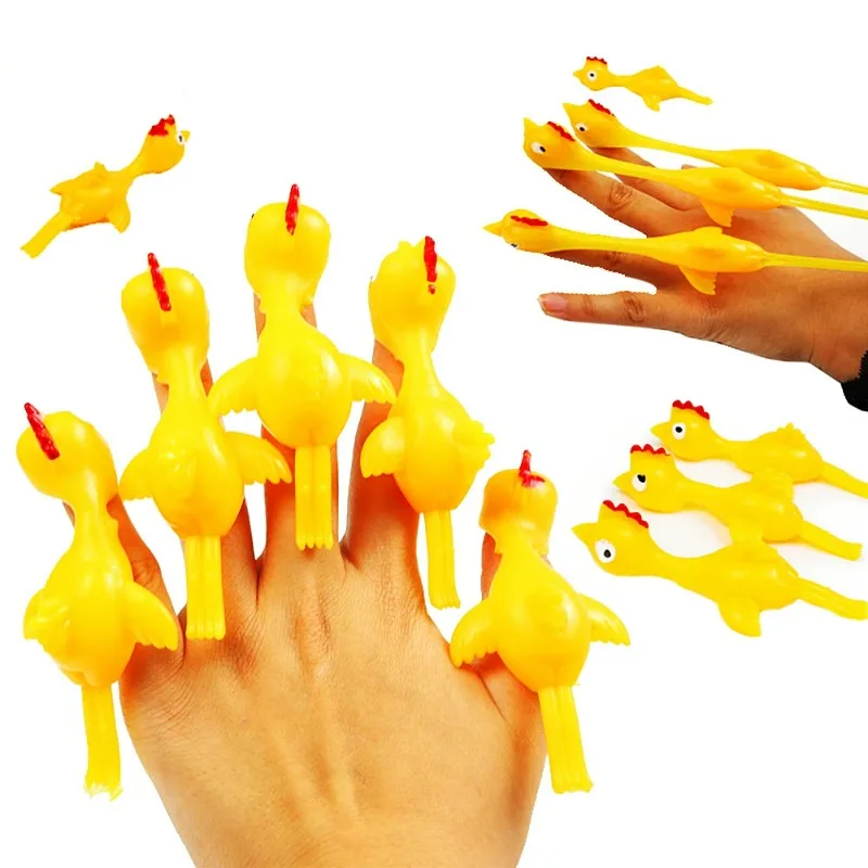 30Pcs Fun Soft Plastic Finger Catapult Chicken Game Kids Birthday Party Gift Filler Back to School Gift Prize Pack Toys
30Pcs Fun Soft Plastic Finger Catapult Chicken Game Kids Birthday Party Gift Filler Back to School Gift Prize Pack Toys