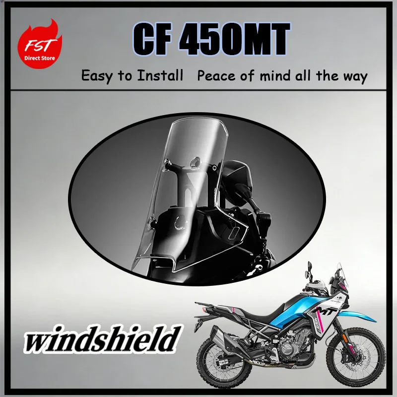 FOR CF 450MT Windscreen Heightened Original Fit Precision Molded Easy Bolt-on Anti-insect Splash Proof Fairing for Motorcycles
FOR CF 450MT Windscreen Heightened Original Fit Precision Molded Easy Bolt-on Anti-insect Splash Proof Fairing for Motorcycles