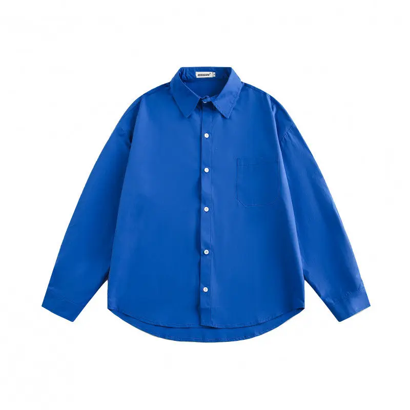 Мужская свободная удлиненная футболка Klein Blue для весны и осени, повседневная, для ношения под одеждой, в корейском стиле, с эффектом высокого класса
Мужская свободная удлиненная футболка Klein Blue для весны и осени, повседневная, для ношения под одеждой, в корейском стиле, с эффектом высокого класса