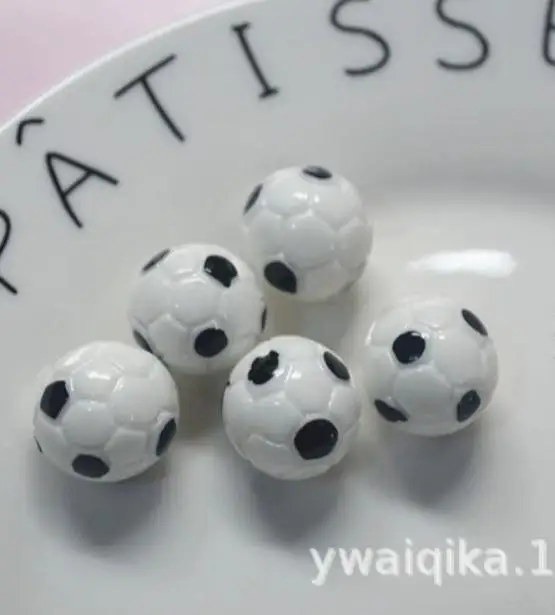 10Pcs Soccer Ball Pendant Charms Resin Miniature 3D Design for DIY Bracelets Necklaces Keychains Jewelry Accessories
10Pcs Soccer Ball Pendant Charms Resin Miniature 3D Design for DIY Bracelets Necklaces Keychains Jewelry Accessories