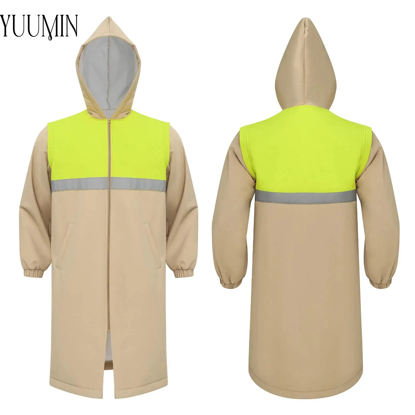Unisex Swim Parka Hooded Jacket Fleece Lining Waterproof Windproof Reflective Strip Front Zipper Quick Dry Warm Coat for Outdoor
Unisex Swim Parka Hooded Jacket Fleece Lining Waterproof Windproof Reflective Strip Front Zipper Quick Dry Warm Coat for Outdoor