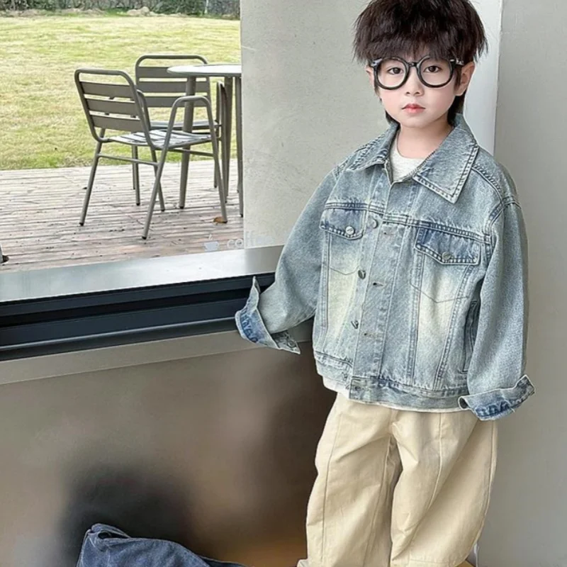 Boys Coat Jacket Cotton Outerwear Windbreak 2024 Blue Jean Spring Autumn Overcoat Sport Teenagers Children's Warm Clothing
Boys Coat Jacket Cotton Outerwear Windbreak 2024 Blue Jean Spring Autumn Overcoat Sport Teenagers Children's Warm Clothing