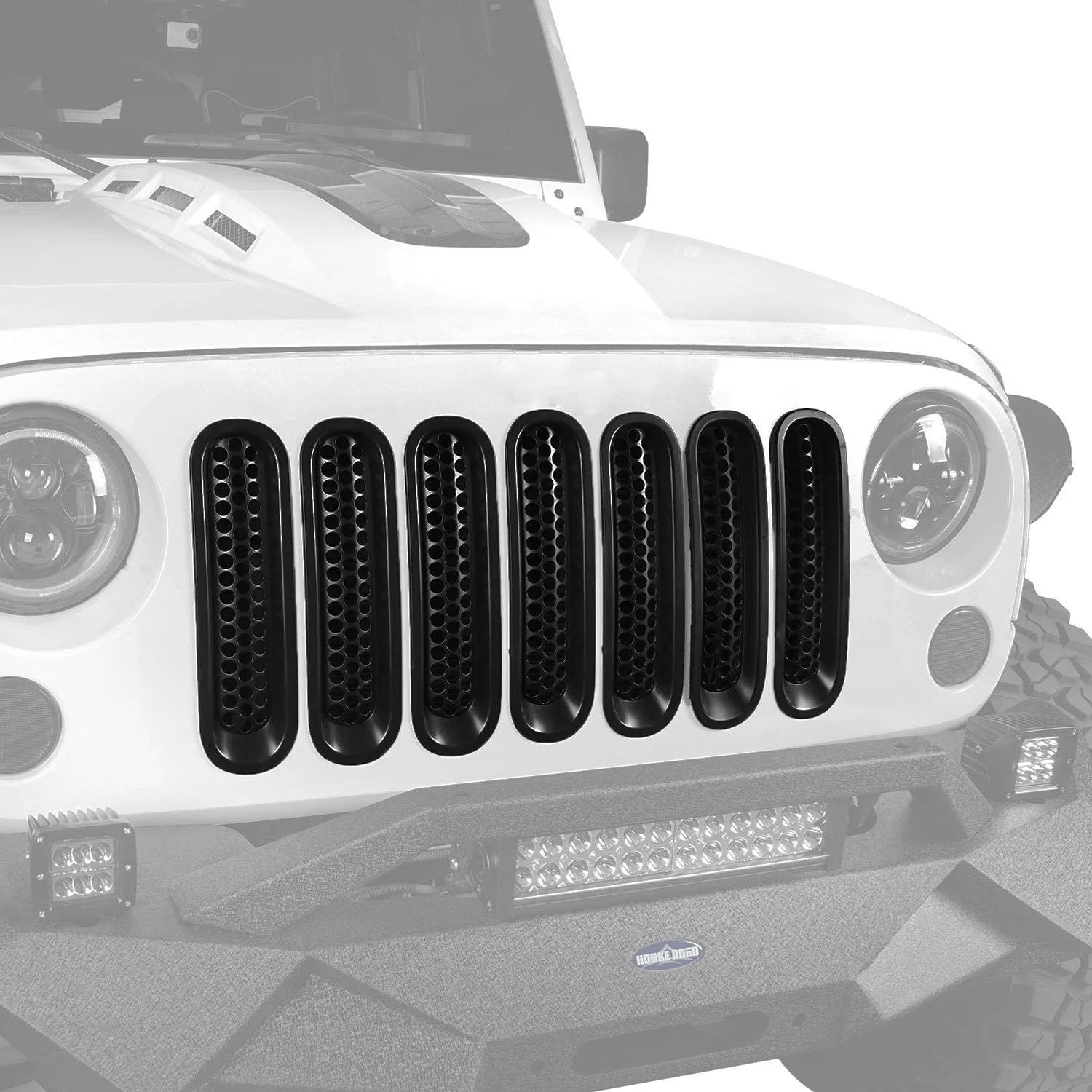 Car Front Grille Insert Mesh Trim Grill Cover for Jeep Wrangler JK 2007-2017 Chrome Styling Sticker Accessories 7pcs/set
Car Front Grille Insert Mesh Trim Grill Cover for Jeep Wrangler JK 2007-2017 Chrome Styling Sticker Accessories 7pcs/set