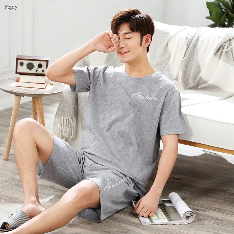Soft Modal Pajamas Set Men's Homewear Summer Sleepwear Short-sleeved Shorts 2 Piece Casual Modal Couples Girls Loungewear Set
Soft Modal Pajamas Set Men's Homewear Summer Sleepwear Short-sleeved Shorts 2 Piece Casual Modal Couples Girls Loungewear Set