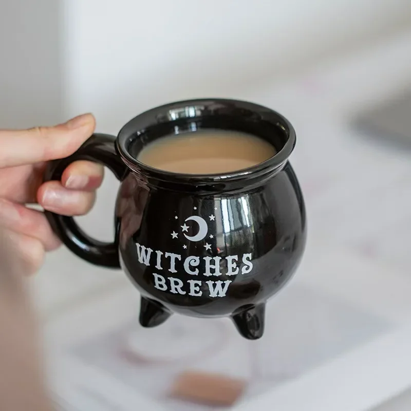 Halloween Witch Magic Pot Creative Ceramic Mug Office Coffee Cup Household Breakfast Milk Cup Table Decoration Halloween Gift
Halloween Witch Magic Pot Creative Ceramic Mug Office Coffee Cup Household Breakfast Milk Cup Table Decoration Halloween Gift
