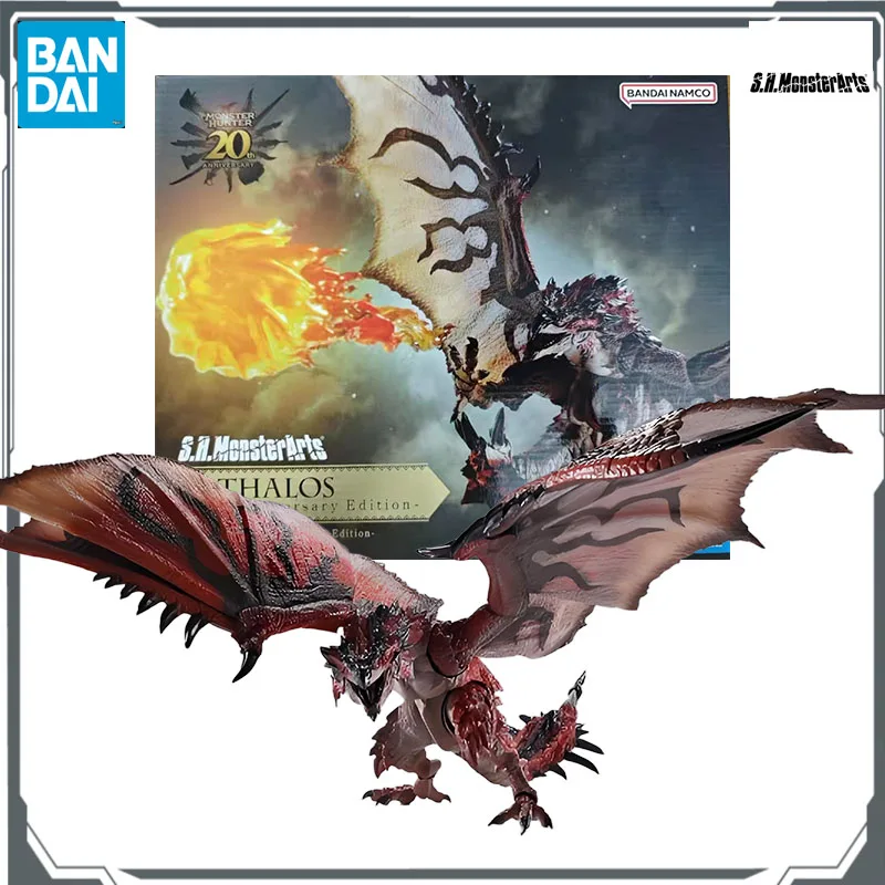 Bandai Original S.H.MonsterArts Rathalos-Monster Hunter, издание на 20-летие, подвижная фигурка, модель игрушки, подарок для мальчиков
Bandai Original S.H.MonsterArts Rathalos-Monster Hunter, издание на 20-летие, подвижная фигурка, модель игрушки, подарок для мальчиков