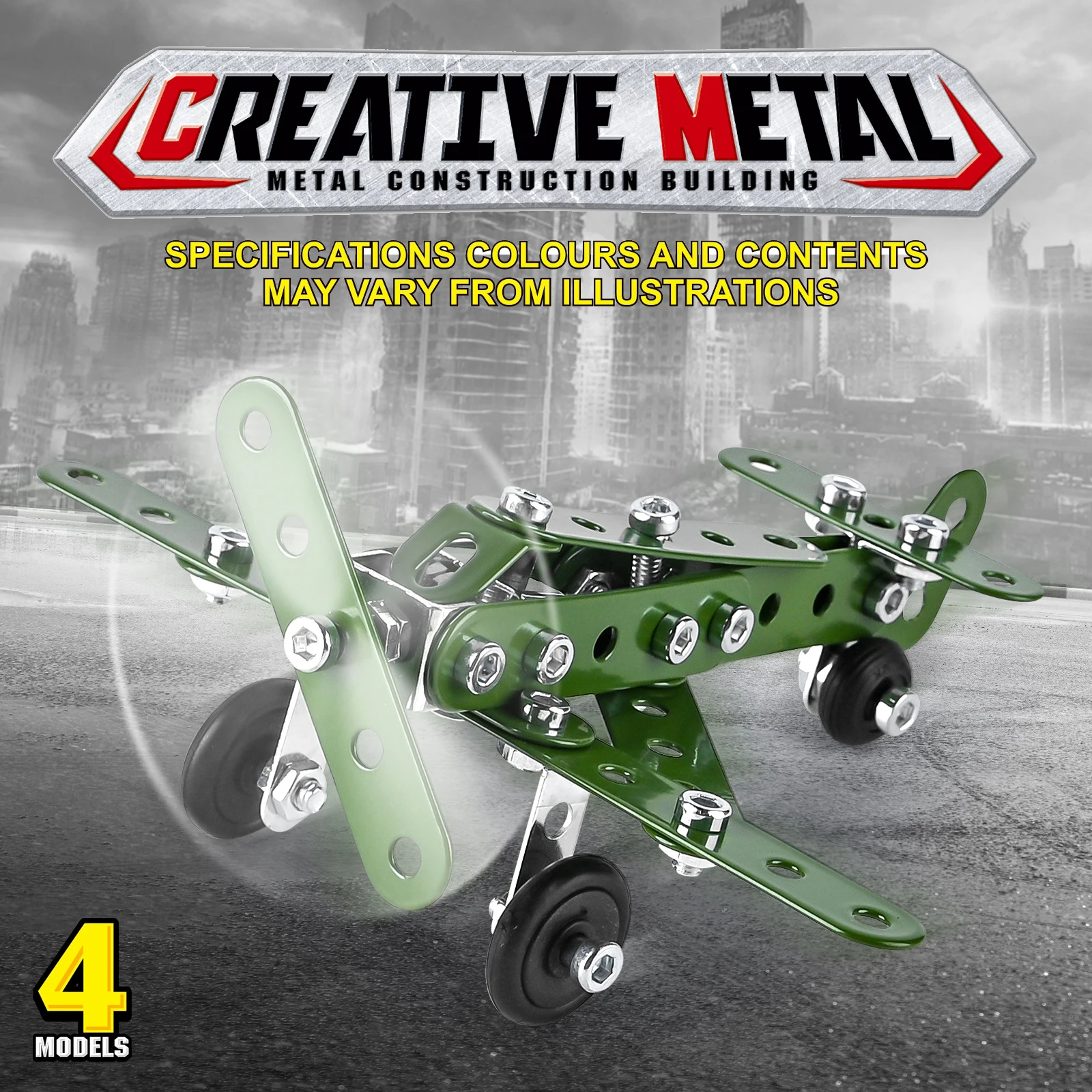 DIY Metal Tank Aircraft Building Block Toy For Children Off-road Vehicle With Screws Nuts Disassembly Assembly Model Boy Gifts
DIY Metal Tank Aircraft Building Block Toy For Children Off-road Vehicle With Screws Nuts Disassembly Assembly Model Boy Gifts