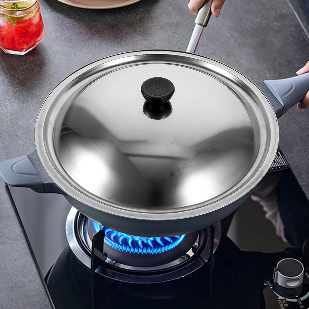 Pot Cover Deep Frying Pan Replacement Lid Universal Round Dome Stainless Steel Wok
Pot Cover Deep Frying Pan Replacement Lid Universal Round Dome Stainless Steel Wok