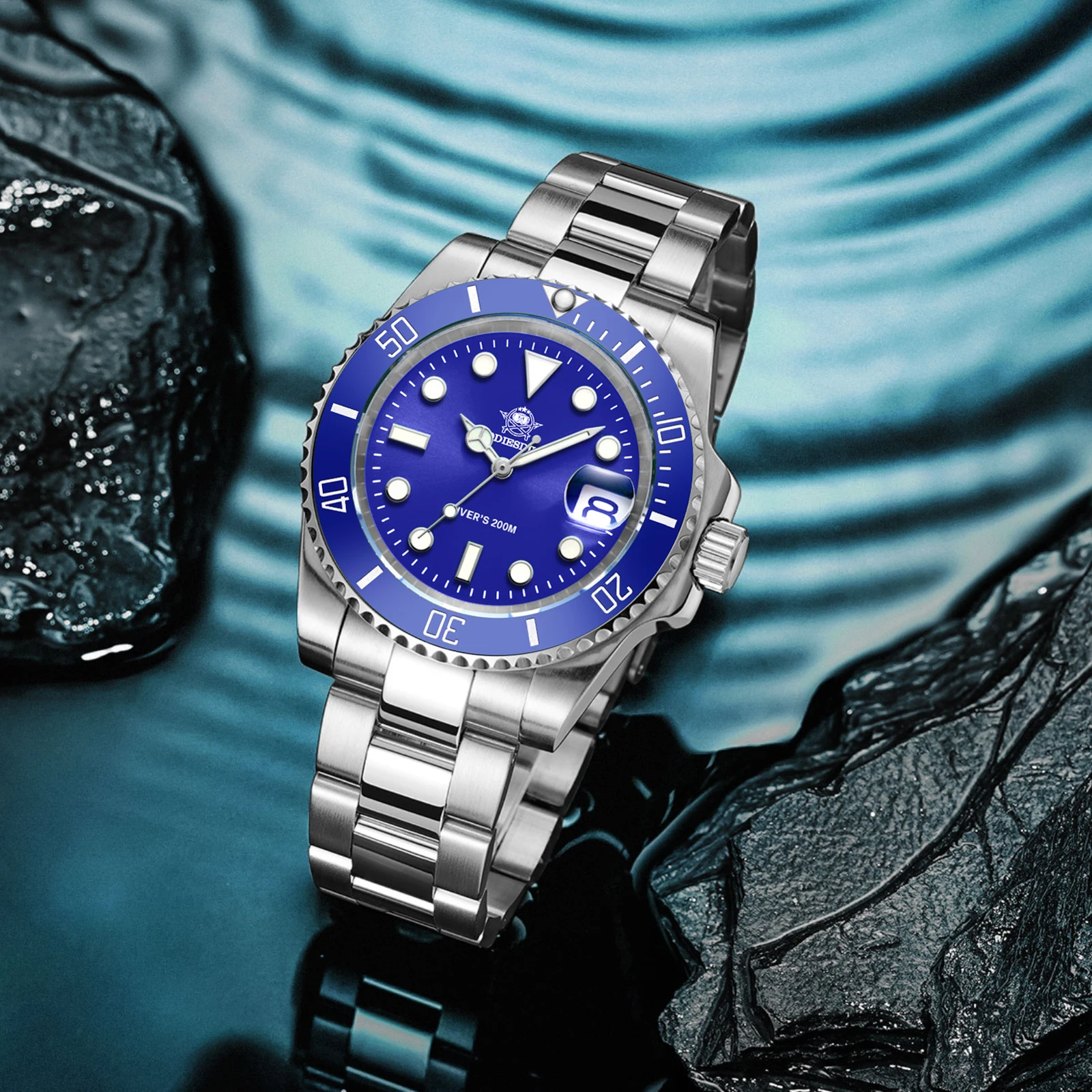 ADDIESDIVE NEW Men's Quartz Watch Ceramic Bezel 20ATM Waterproof Diving Watches Stainless Steel Super Luminous Luxury Wristwatch
ADDIESDIVE NEW Men's Quartz Watch Ceramic Bezel 20ATM Waterproof Diving Watches Stainless Steel Super Luminous Luxury Wristwatch