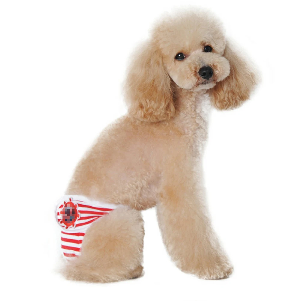 Adjustable Safety Comfortable Dog Sanitary Physiological Female Dogs Stripe Red S Breathable Odor Control Pet Diapers Puppy
Adjustable Safety Comfortable Dog Sanitary Physiological Female Dogs Stripe Red S Breathable Odor Control Pet Diapers Puppy