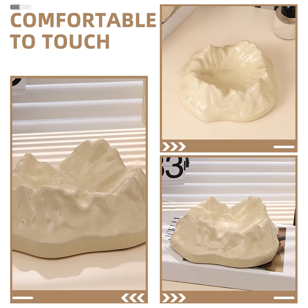 Creative Ashtray Cigarette Container Beige Ceramics Easy Clean Indoor Outdoor Table Decor Home
Creative Ashtray Cigarette Container Beige Ceramics Easy Clean Indoor Outdoor Table Decor Home