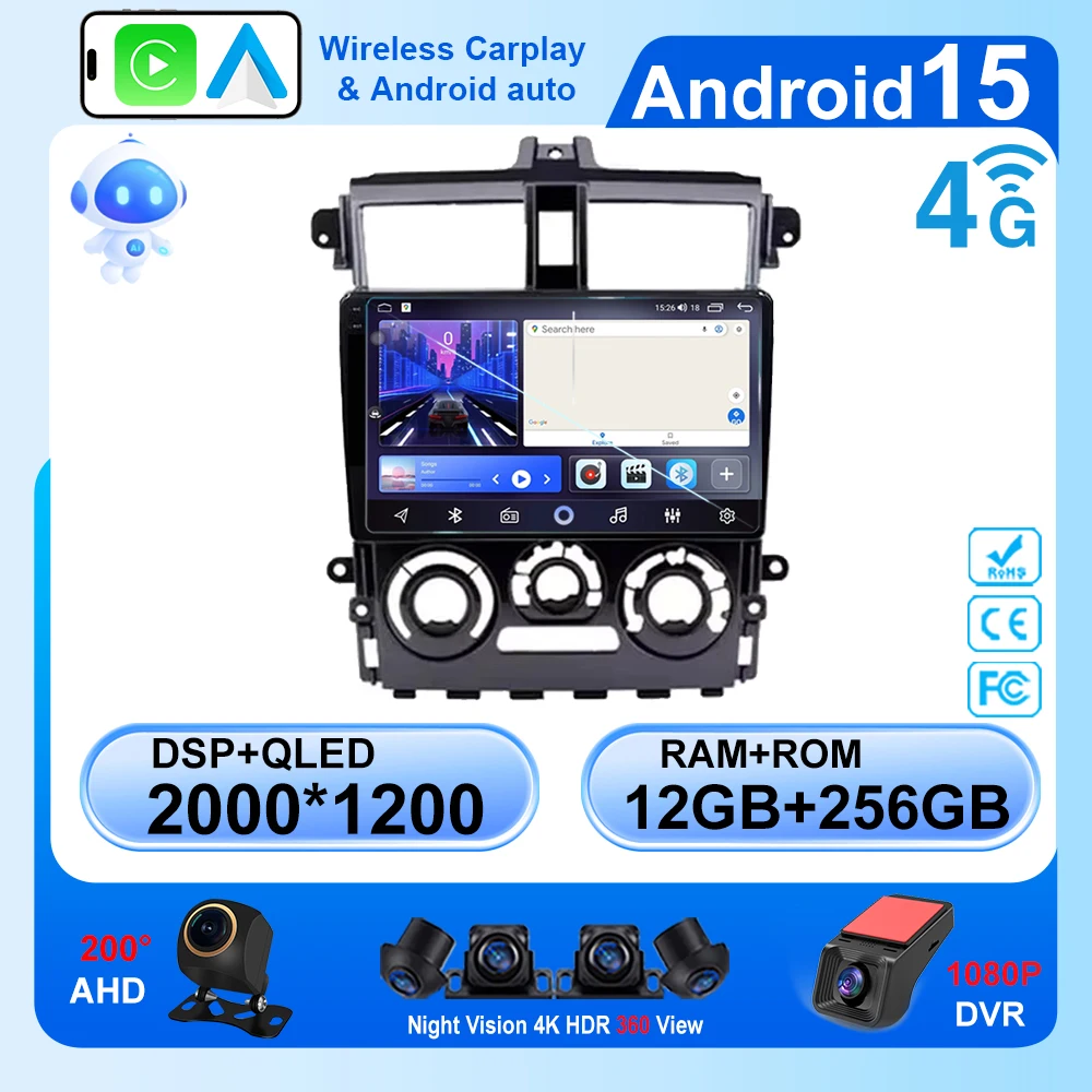 For Mitsubishi COLT Plus 2007-2012 Car Multimedia Player Android Car Player GPS WIFI Carplay 4G Car Radio Navigation Stereo
For Mitsubishi COLT Plus 2007-2012 Car Multimedia Player Android Car Player GPS WIFI Carplay 4G Car Radio Navigation Stereo