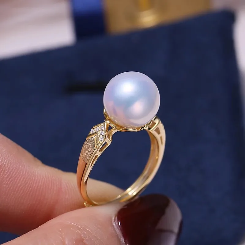 MeiBaPJ 10mm Natural Nearround Pearls Fashion Ring DIY 925 Silver Holder Setting Fine Wedding Jewelry for Women
MeiBaPJ 10mm Natural Nearround Pearls Fashion Ring DIY 925 Silver Holder Setting Fine Wedding Jewelry for Women