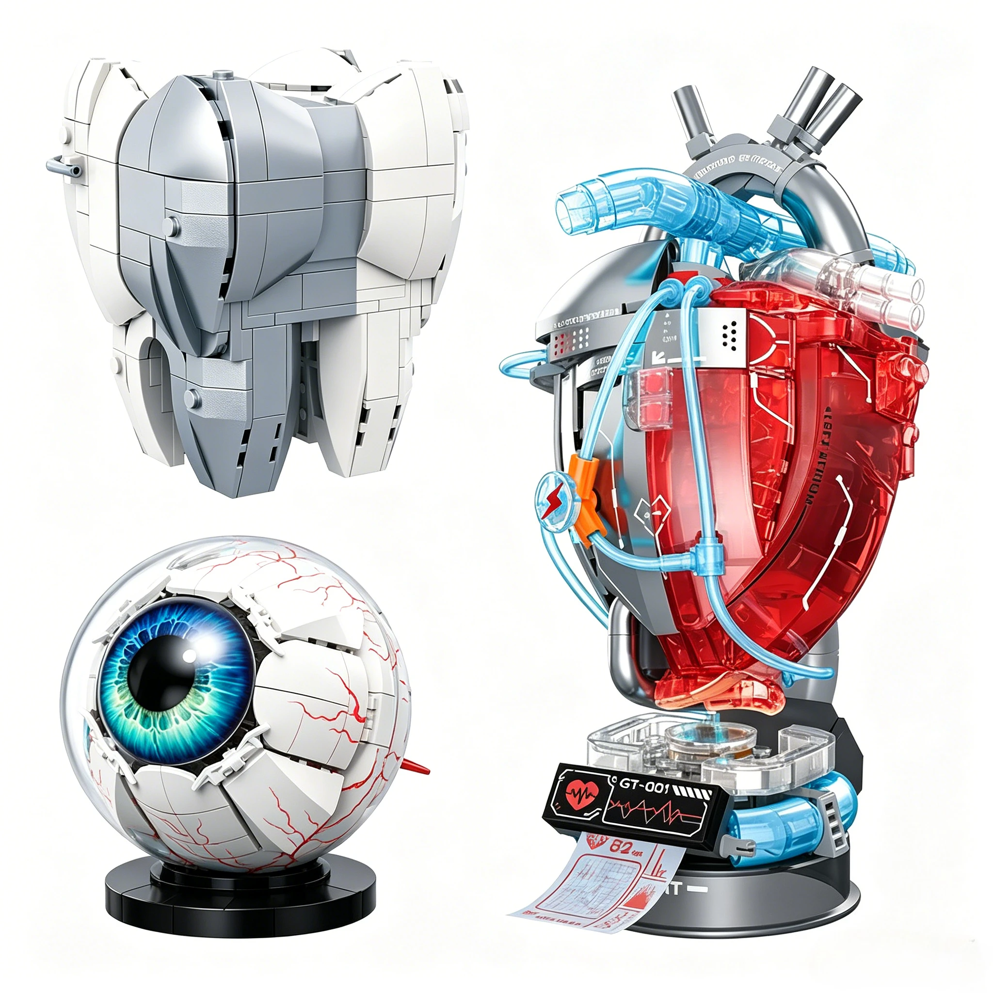 Human Organ Mechanical Model Building Blocks Bricks Teeth Heart Brain DIY Assembly Puzzle Kids STEM Educational Toy Gift for Kid
Human Organ Mechanical Model Building Blocks Bricks Teeth Heart Brain DIY Assembly Puzzle Kids STEM Educational Toy Gift for Kid
