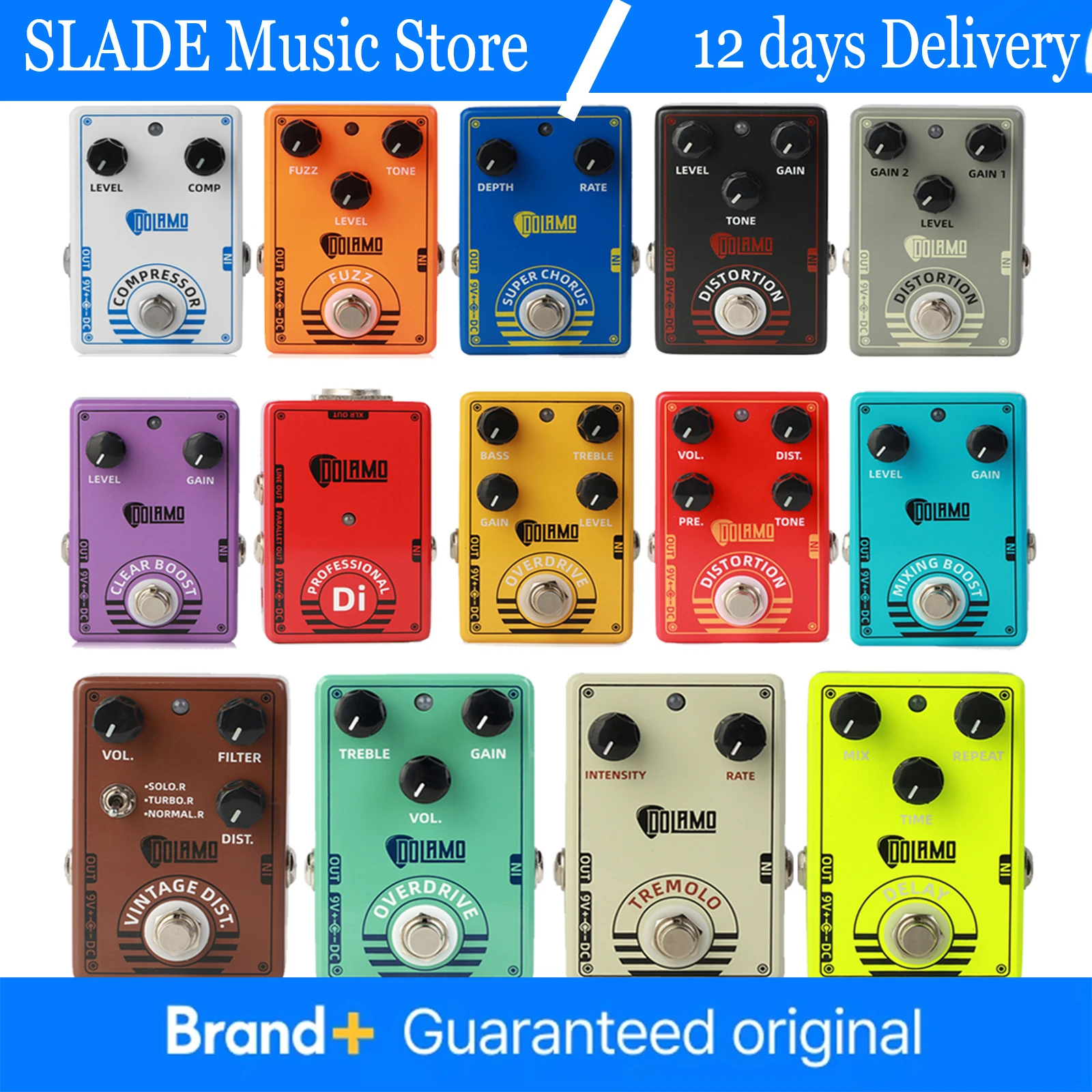 Компрессор Chubby Comp Delay Pedal, Педаль эффектов для электрогитары, Fuzz, Distortion, Overdrive, Delay, Мини-педаль серии D1-14
Компрессор Chubby Comp Delay Pedal, Педаль эффектов для электрогитары, Fuzz, Distortion, Overdrive, Delay, Мини-педаль серии D1-14