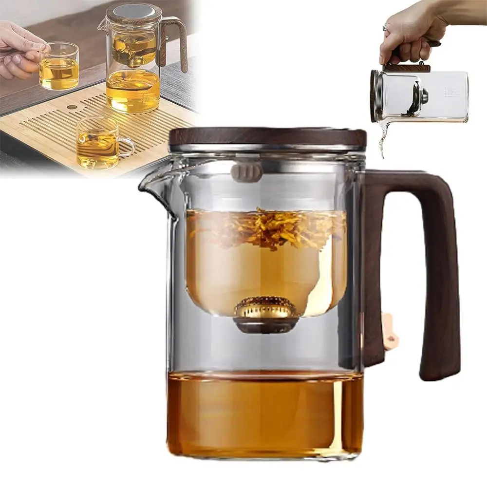 Hot Small Waist Teapot Glass Magnetic Filtration Automatic Tea Pot White Grey Automatic Separation Separation Teapot Office
Hot Small Waist Teapot Glass Magnetic Filtration Automatic Tea Pot White Grey Automatic Separation Separation Teapot Office