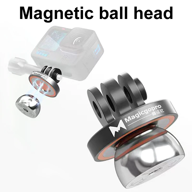 Action Camera Accessories 360 Degree Rotating Magnetic Ball Head Adapter Base Gimbal Head ConnectionRod
Action Camera Accessories 360 Degree Rotating Magnetic Ball Head Adapter Base Gimbal Head ConnectionRod