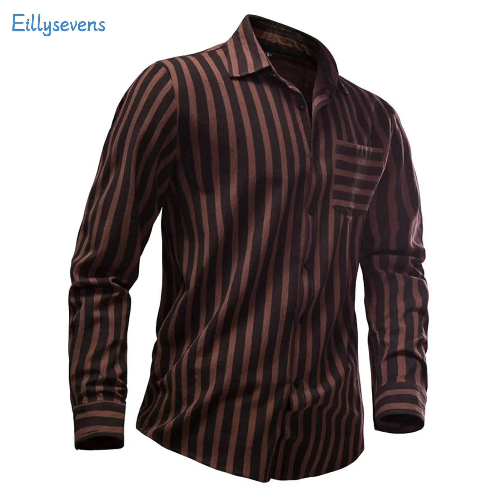 Men'S Striped Print Shirts Spring Summer New Long Sleeve Loose Shirts Casual Fashion Classic Single-Breasted Lapel Shirts
Men'S Striped Print Shirts Spring Summer New Long Sleeve Loose Shirts Casual Fashion Classic Single-Breasted Lapel Shirts
