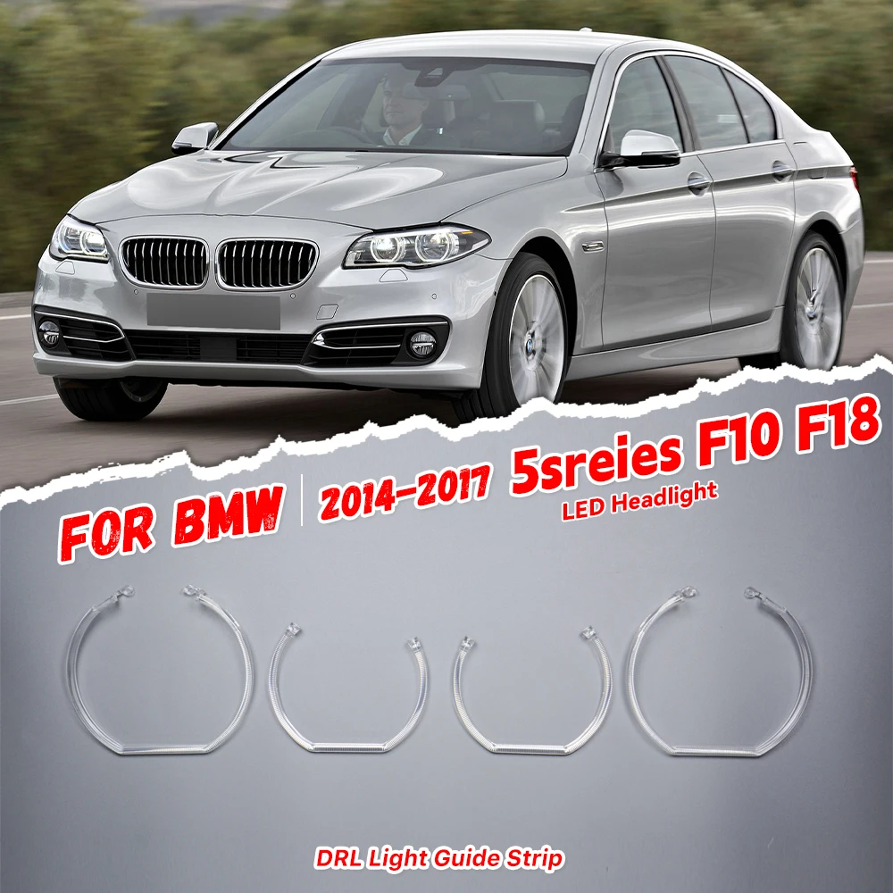 НОВЫЕ светодиодные фары для BMW 5 серии F10 F18 2014-2017, ангельские глазки, направляющая для DRL, трубка дневных ходовых огней
НОВЫЕ светодиодные фары для BMW 5 серии F10 F18 2014-2017, ангельские глазки, направляющая для DRL, трубка дневных ходовых огней