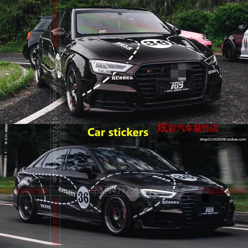 New Car Sticker Vinyl Decorative Car Decal FOR Audi S3 S4 Body Custom Dedicated Fashion Car Film
New Car Sticker Vinyl Decorative Car Decal FOR Audi S3 S4 Body Custom Dedicated Fashion Car Film