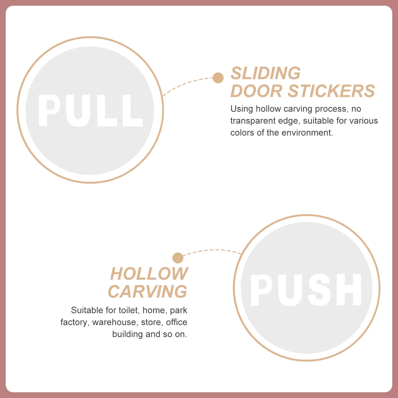 10Sets Glass Door Stickers Push Pull Door Signs Hollow Carved Decals Reusable Stickers for Restaurant Store Office Bathroom
10Sets Glass Door Stickers Push Pull Door Signs Hollow Carved Decals Reusable Stickers for Restaurant Store Office Bathroom
