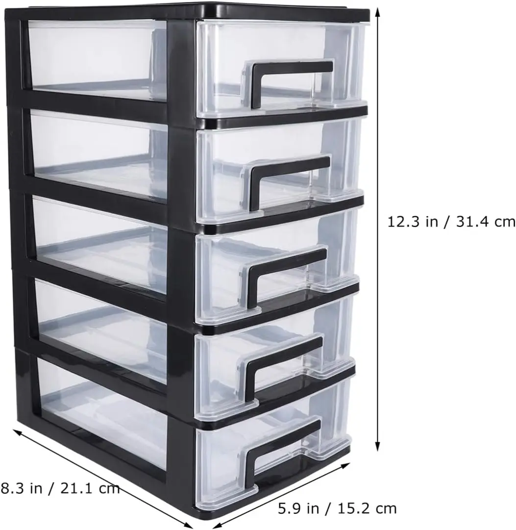 Patkaw Plastic Storage Bins Five-Layer Organizer Drawers 1Pc 31.4X21.1X15.2Cm Drawer Type Storage Cabinet Plastic Storage
Patkaw Plastic Storage Bins Five-Layer Organizer Drawers 1Pc 31.4X21.1X15.2Cm Drawer Type Storage Cabinet Plastic Storage