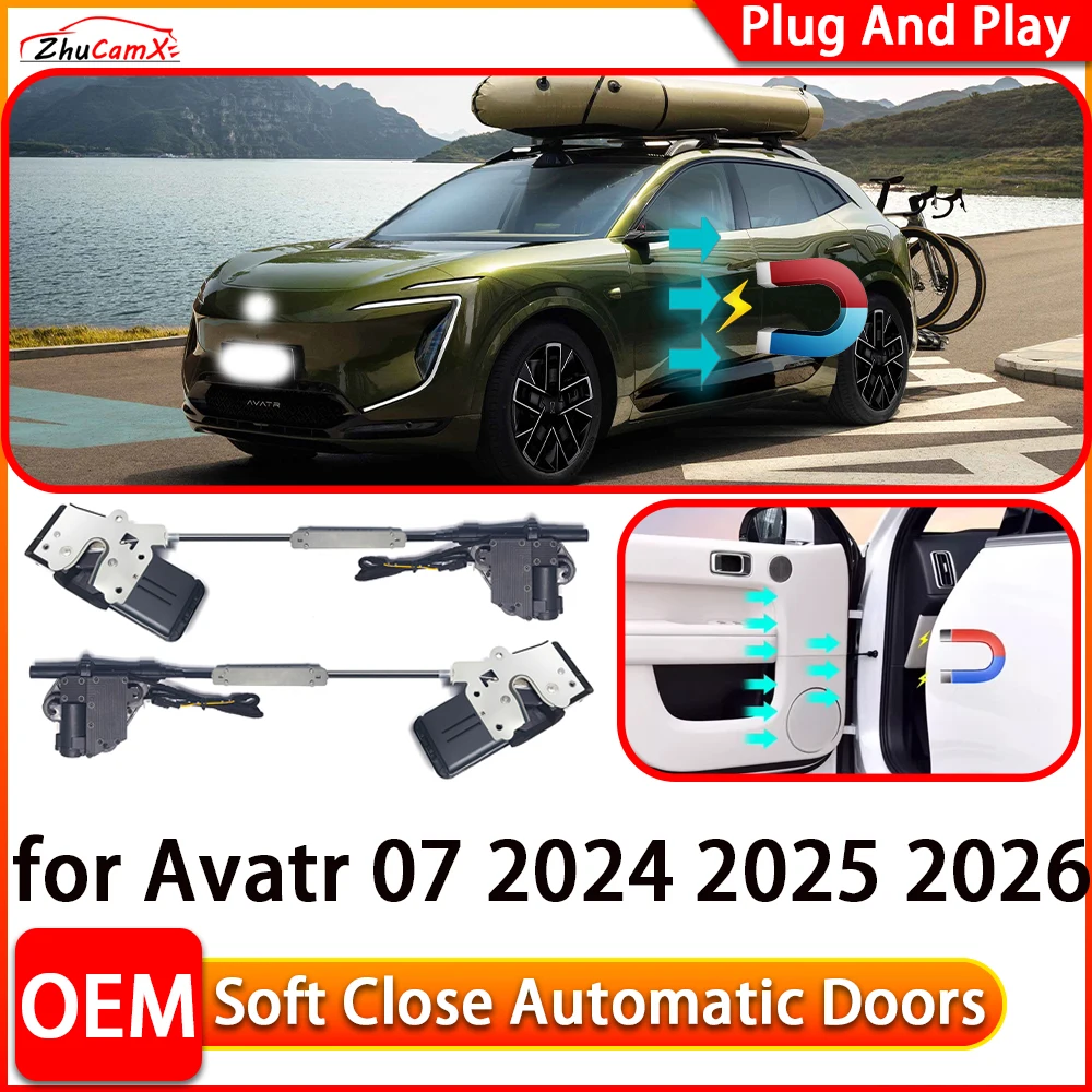 ZhuCamX for Avatr 07 2024 2025 2026 Car Automatic Electric Soft Close Door Closer Power Closing Door Comfort Closing System
ZhuCamX for Avatr 07 2024 2025 2026 Car Automatic Electric Soft Close Door Closer Power Closing Door Comfort Closing System